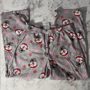 American Marketing Enterprise Inc. Gray Holiday Pajama Pants Size Small